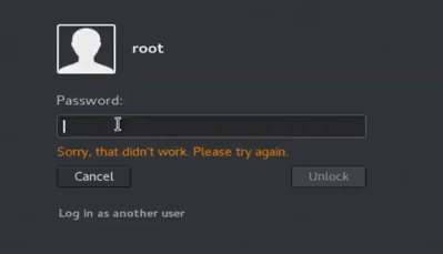 root password kali